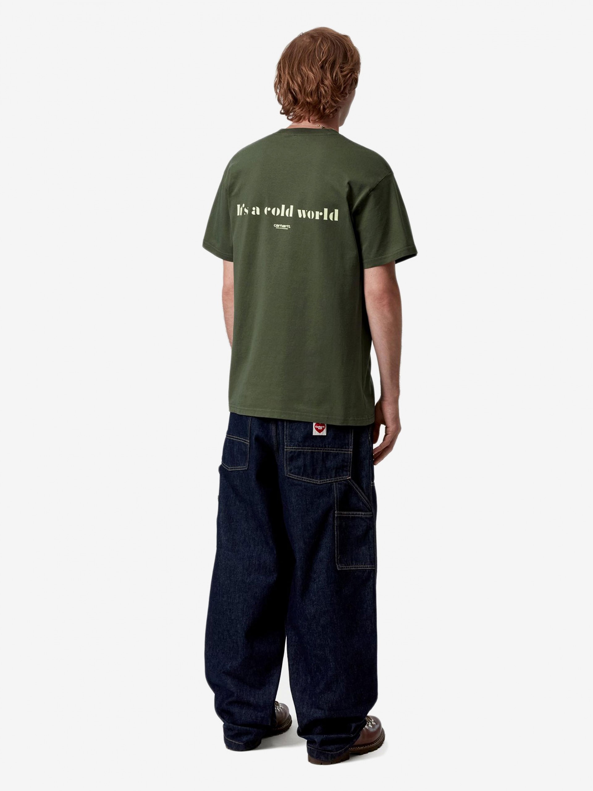T-shirt Carhartt WIP Cold World Verde