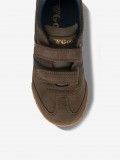 Gola Harrier Strap Brown and Black Velcro Sneakers For Children
