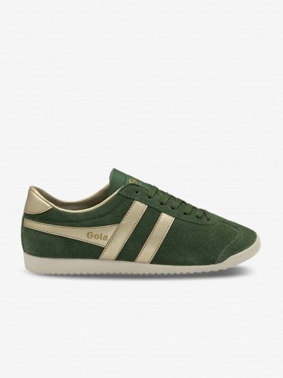 Sapatilhas Gola Bullet Pearl Verdes e Douradas Em Camura Para Mulher