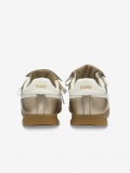 Zapatillas Gola Stadium 86 Doradas y Blancas Para Mujer