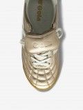 Zapatillas Gola Stadium 86 Doradas y Blancas Para Mujer
