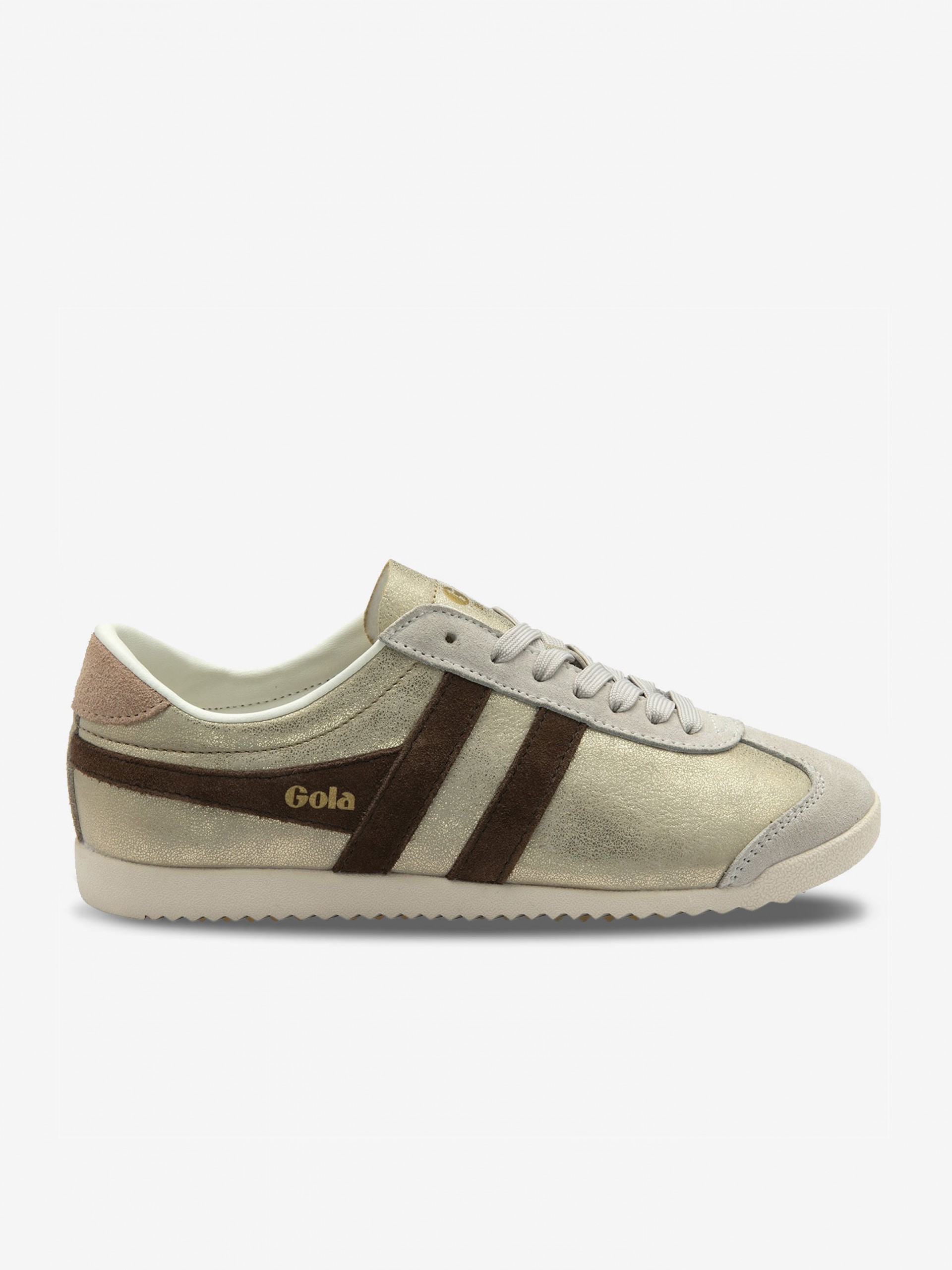 Zapatillas Gola Bullet Blaze Doradas y Marrones Para Mujer