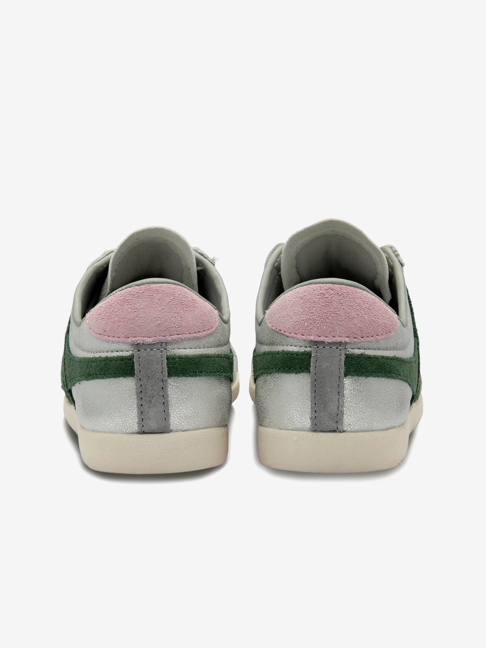 Gola Bullet Blaze Silver and Green Sneakers For Women