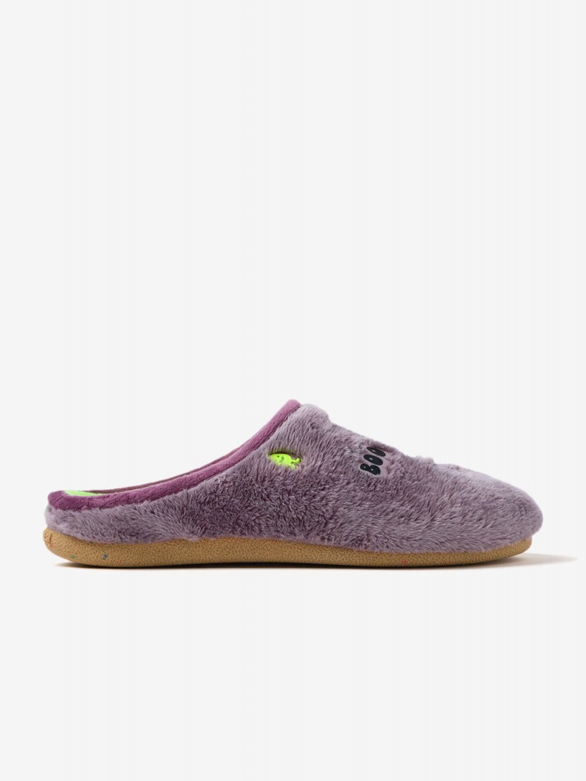 Hot Potatoes Slayton Lilac and Green Slippers For Women