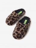 Hot Potatoes Audubon Leopard Pattern Slippers For Women