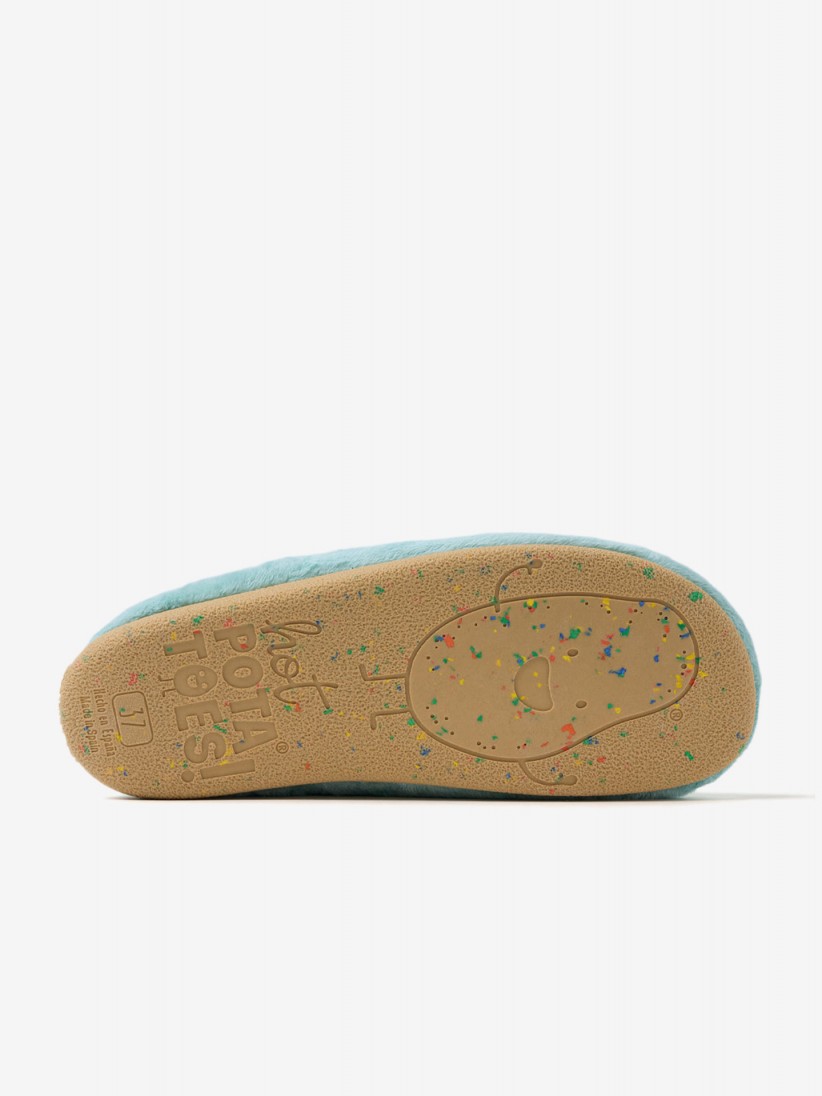 Hot Potatoes Sunburg Green and Pink Slippers For Women