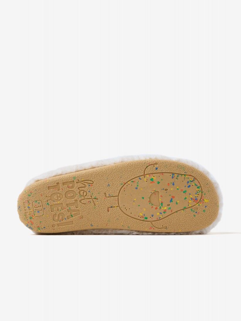 Hot Potatoes Blantyre Beige and Pink Slippers For Women