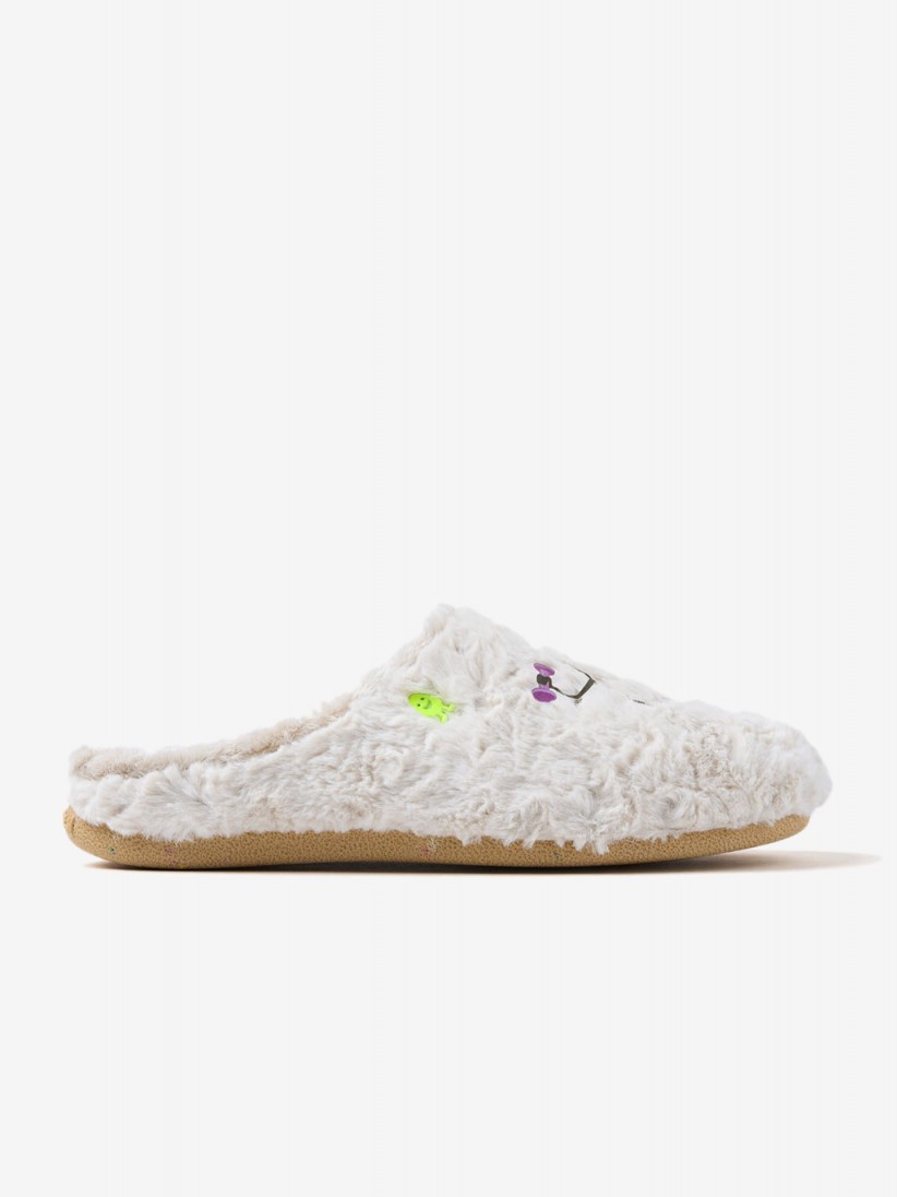 Hot Potatoes Blantyre Beige and Pink Slippers For Women