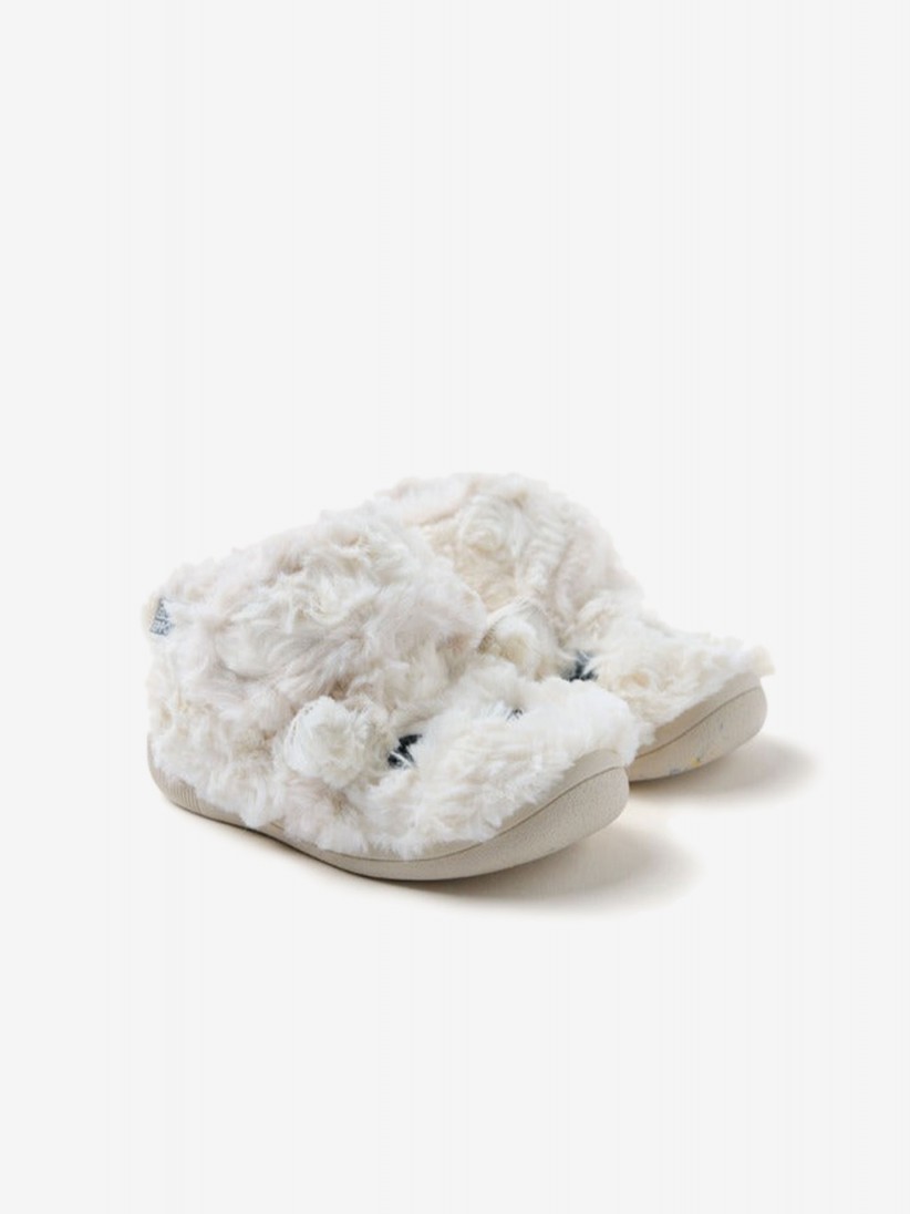 Gioseppo Winger White Slippers For Baby