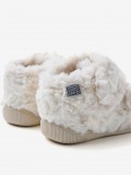 Gioseppo Winger White Slippers For Baby