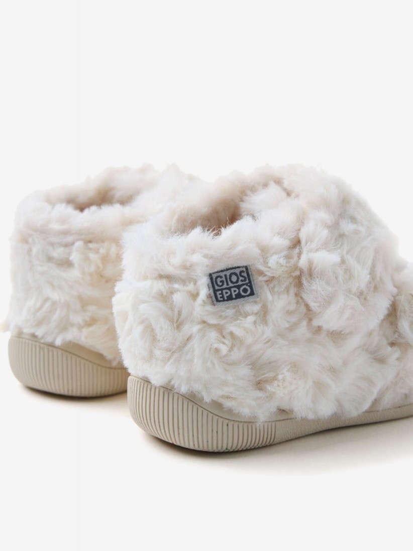 Gioseppo Winger White Slippers For Baby