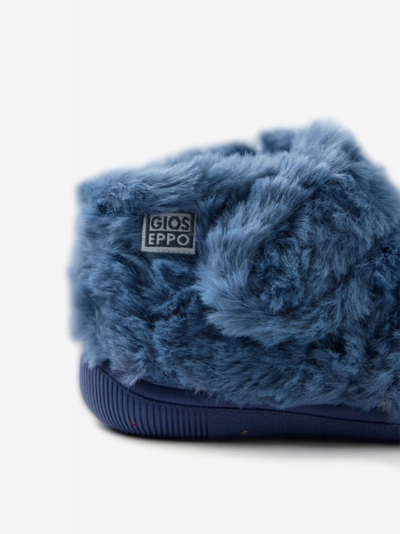 Gioseppo Vadnais Blue Slippers For Baby