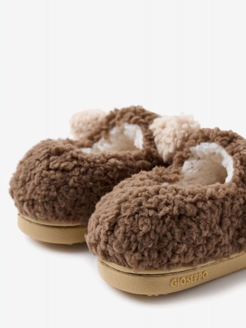 Pantuflas Gioseppo Ealing Marrones Para Nio