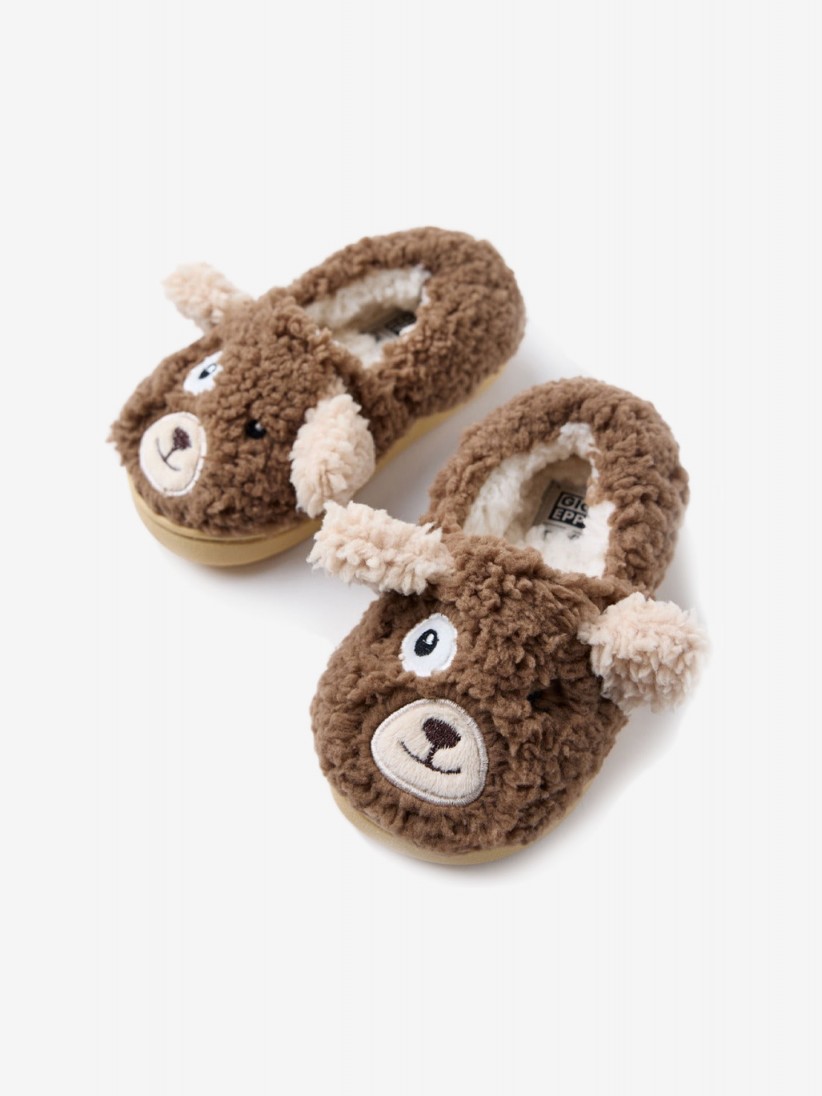 Pantuflas Gioseppo Ealing Marrones Para Nio