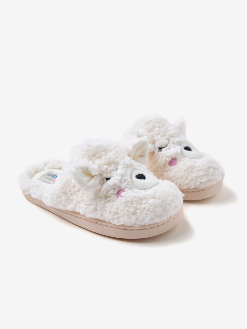 Gioseppo Warba White Junior Slippers Gioseppo Warba White Junior Slippers