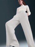 Nike Sportswear Phoenix Plush High Rise Grey Trousers For Women