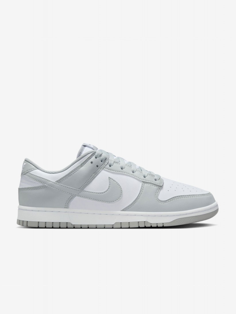 Zapatillas Nike Dunk Low Retro Grises y Blancas