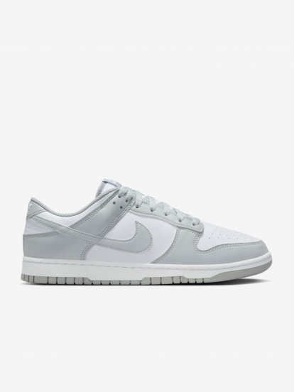 Zapatillas Nike Dunk Low Retro Grises y Blancas