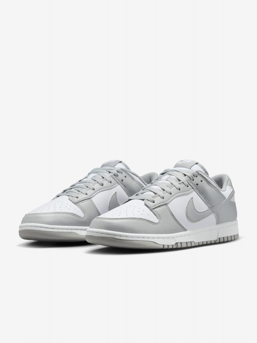 Zapatillas Nike Dunk Low Retro Grises y Blancas