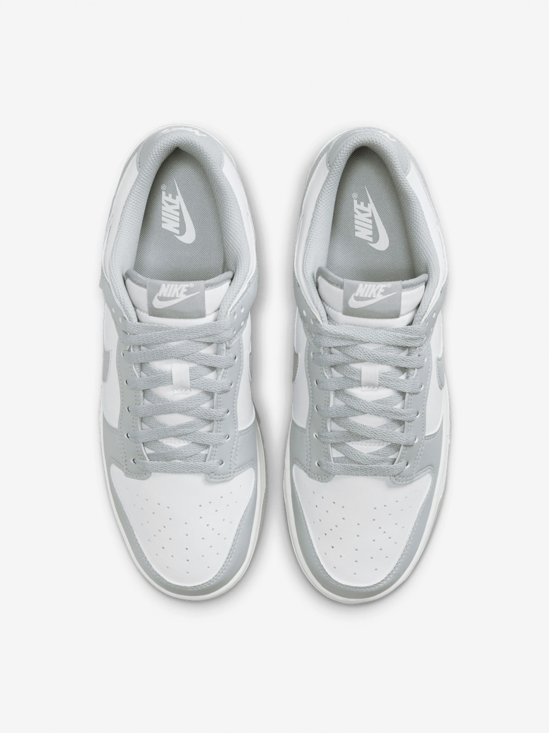 Zapatillas Nike Dunk Low Retro Grises y Blancas