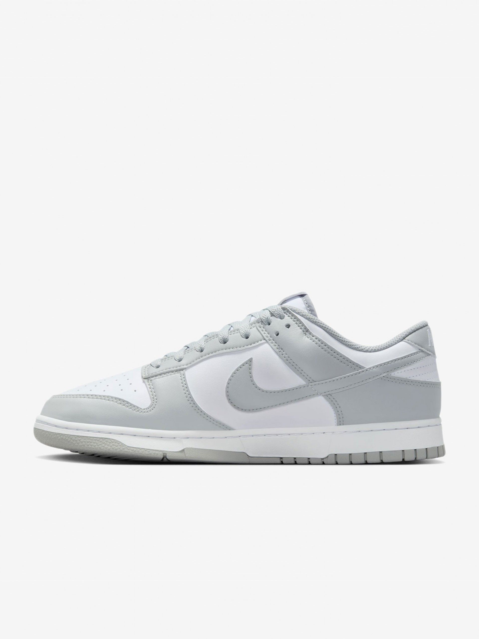 Zapatillas Nike Dunk Low Retro Grises y Blancas