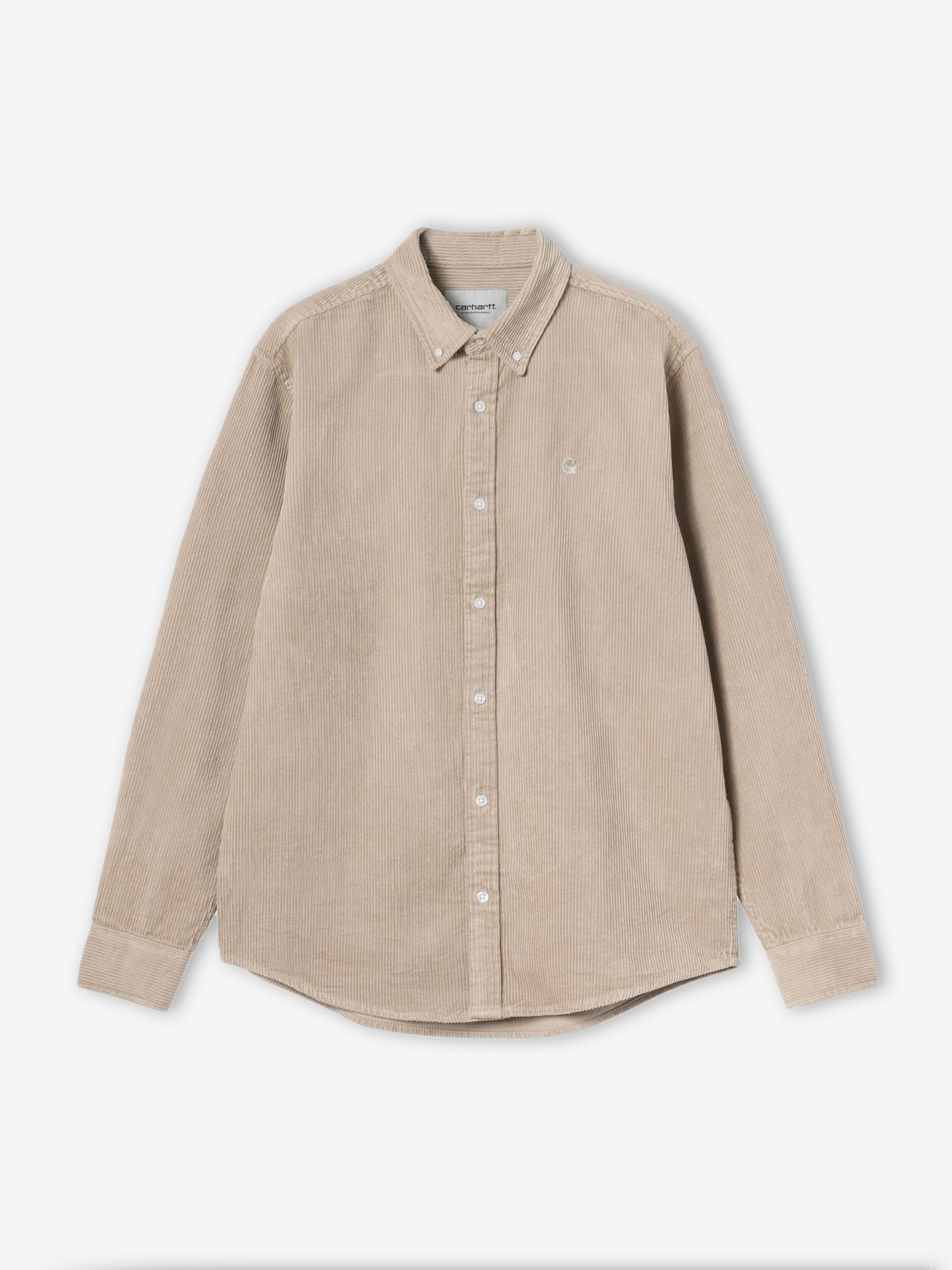 Camisa Carhartt WIP Madison Cord Bombazina Bege