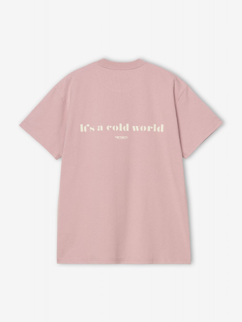 T-shirt Carhartt WIP Cold World Rosa
