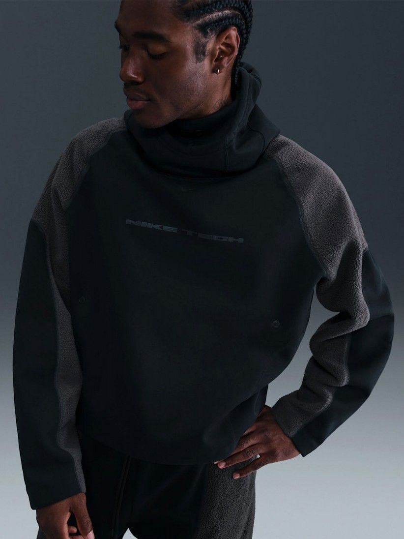 Nike Tech Boreas Black and Grey Hoodie For Men