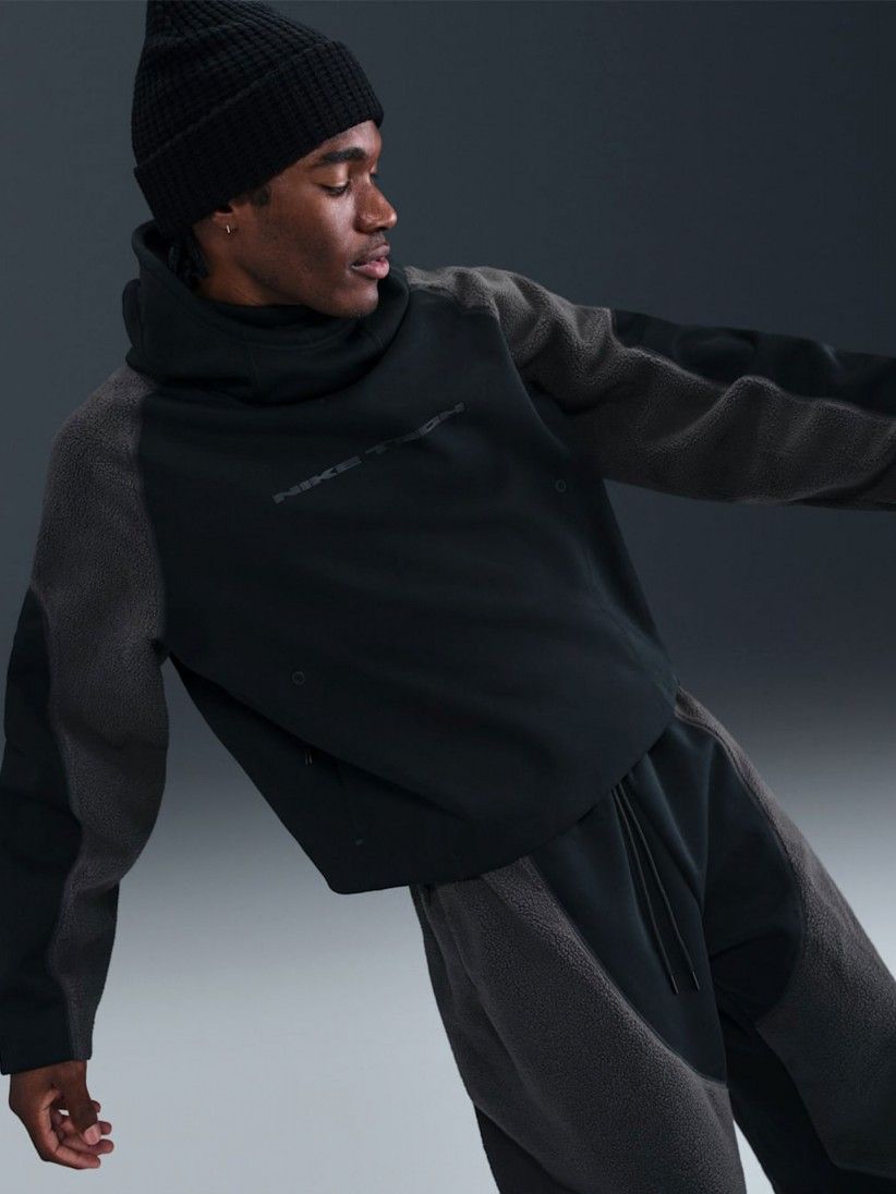 Nike Tech Boreas Black and Grey Hoodie For Men