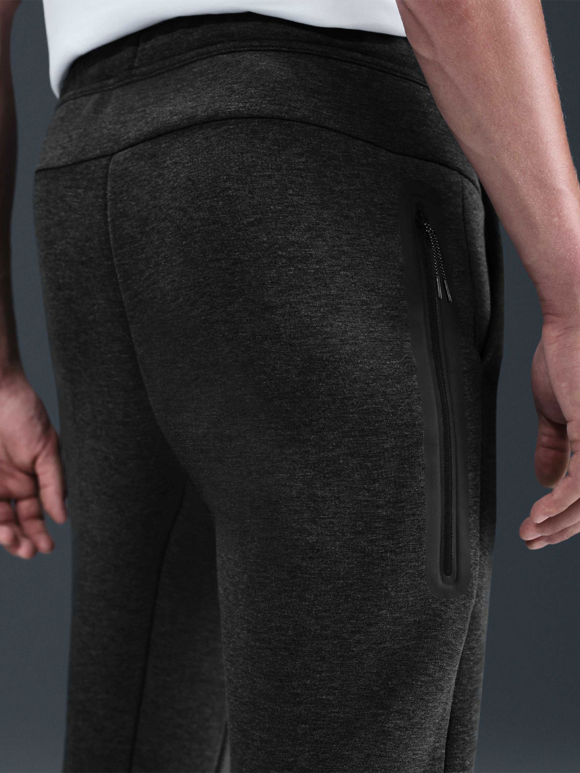 Pantalones Nike Tech Fleece Slim Fit Grises Para Hombre