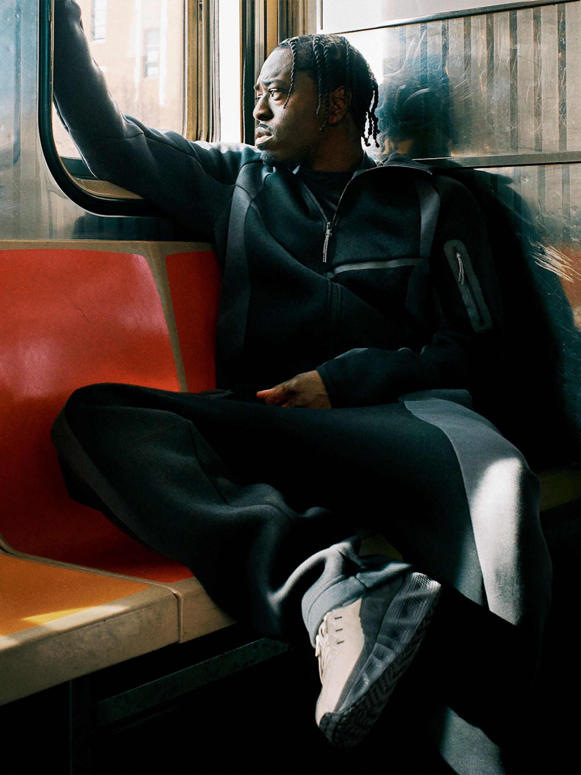 Chaqueta con Capucha Nike Tech Fleece Windrunner Negra Para Hombre