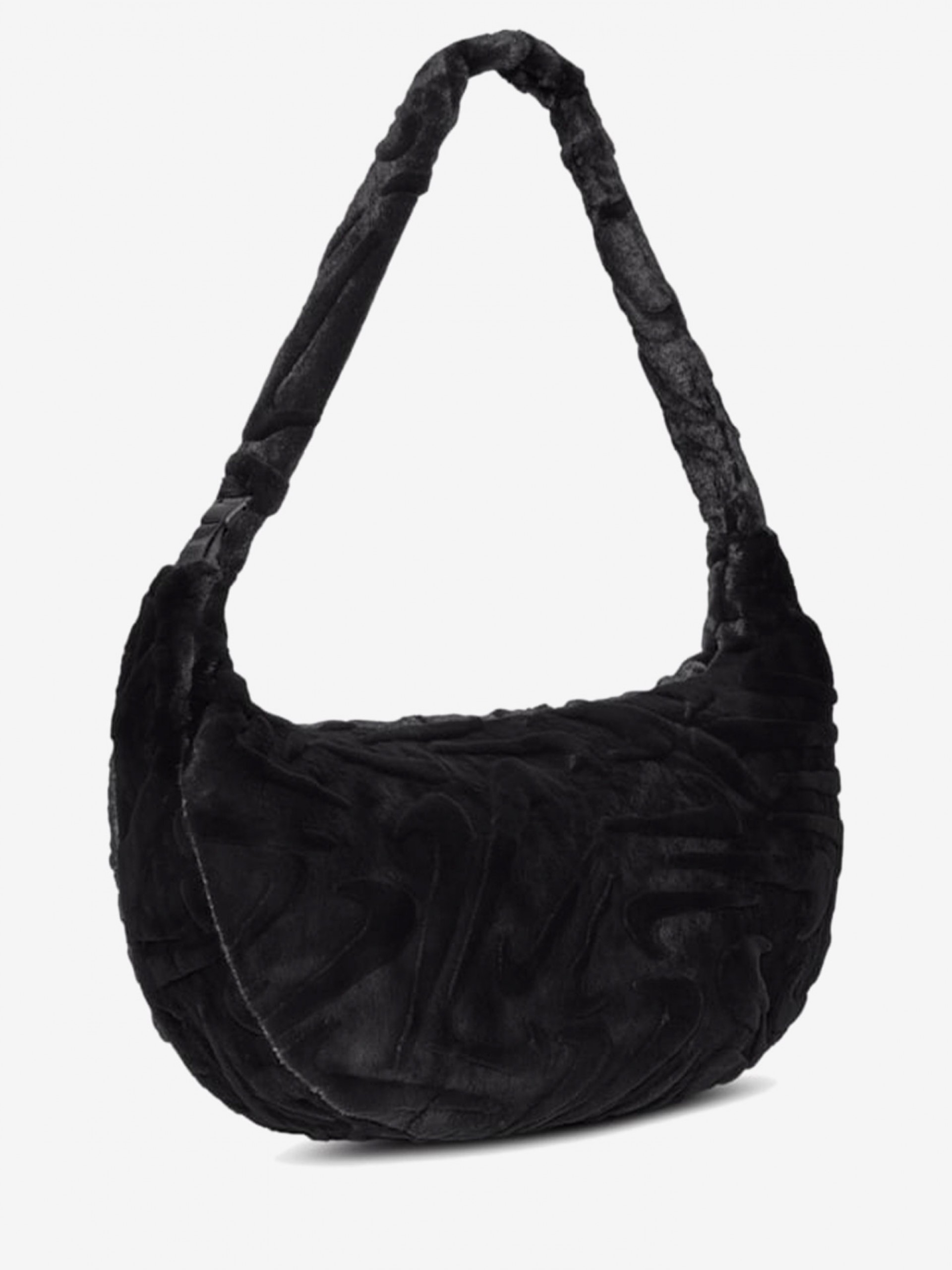 Nike Sportswear Synthetic Fur 19L Black Tote For Women