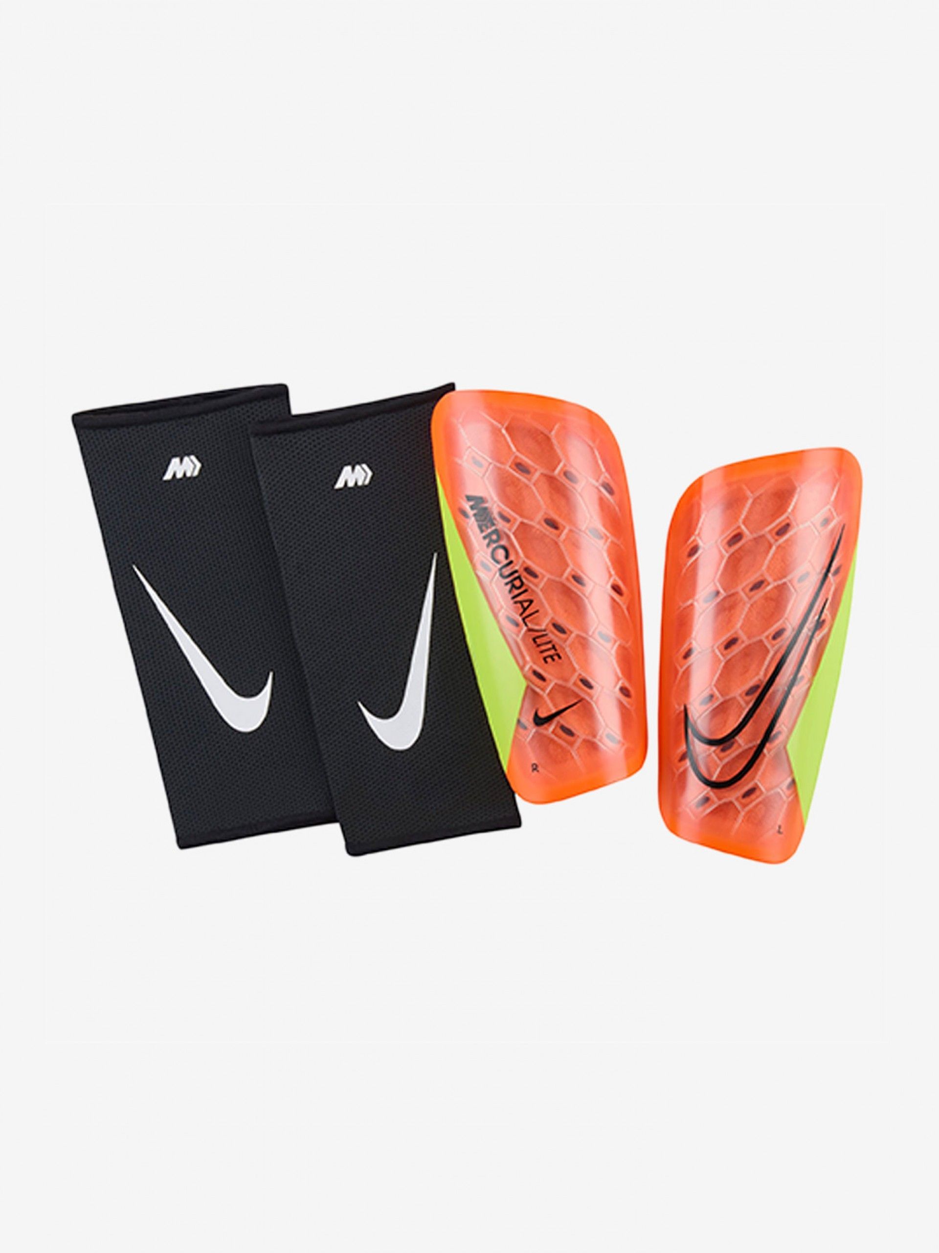 Espinilleras Nike Mercucial Lite Naranja