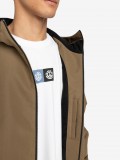 Casaco com Capuz Element Dulcey Caqui
