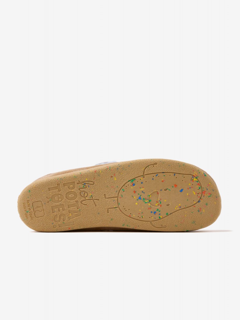 Hot Potatoes Kalkaska Beige Slippers For Men