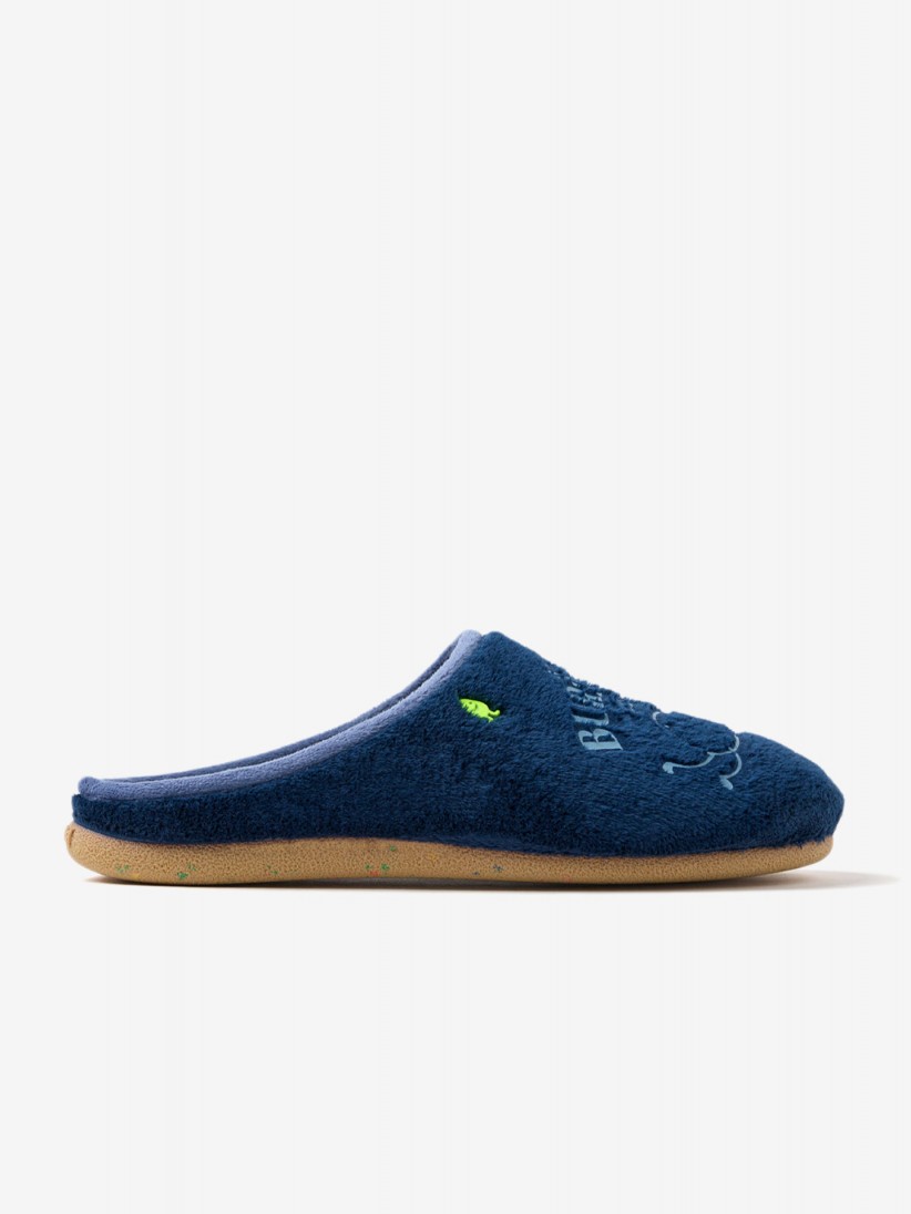Hot Potatoes Trimont Blue Slippers For Men