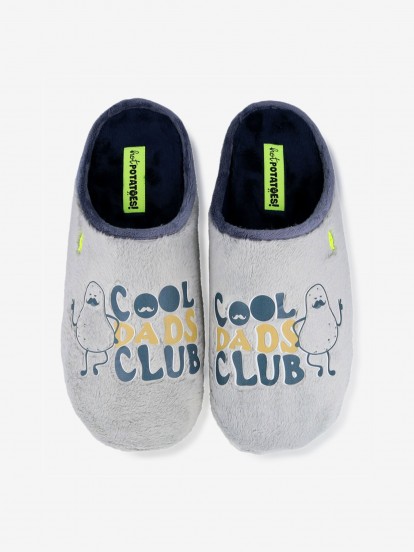 Hot Potatoes Perley Grey Slippers For Men