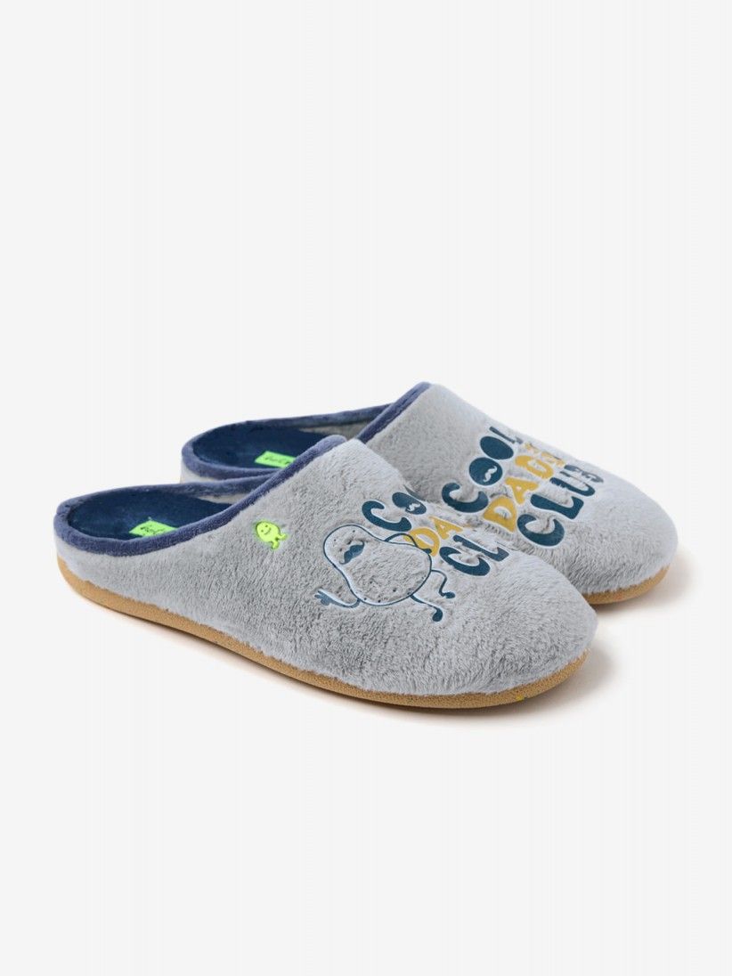 Hot Potatoes Perley Grey Slippers For Men