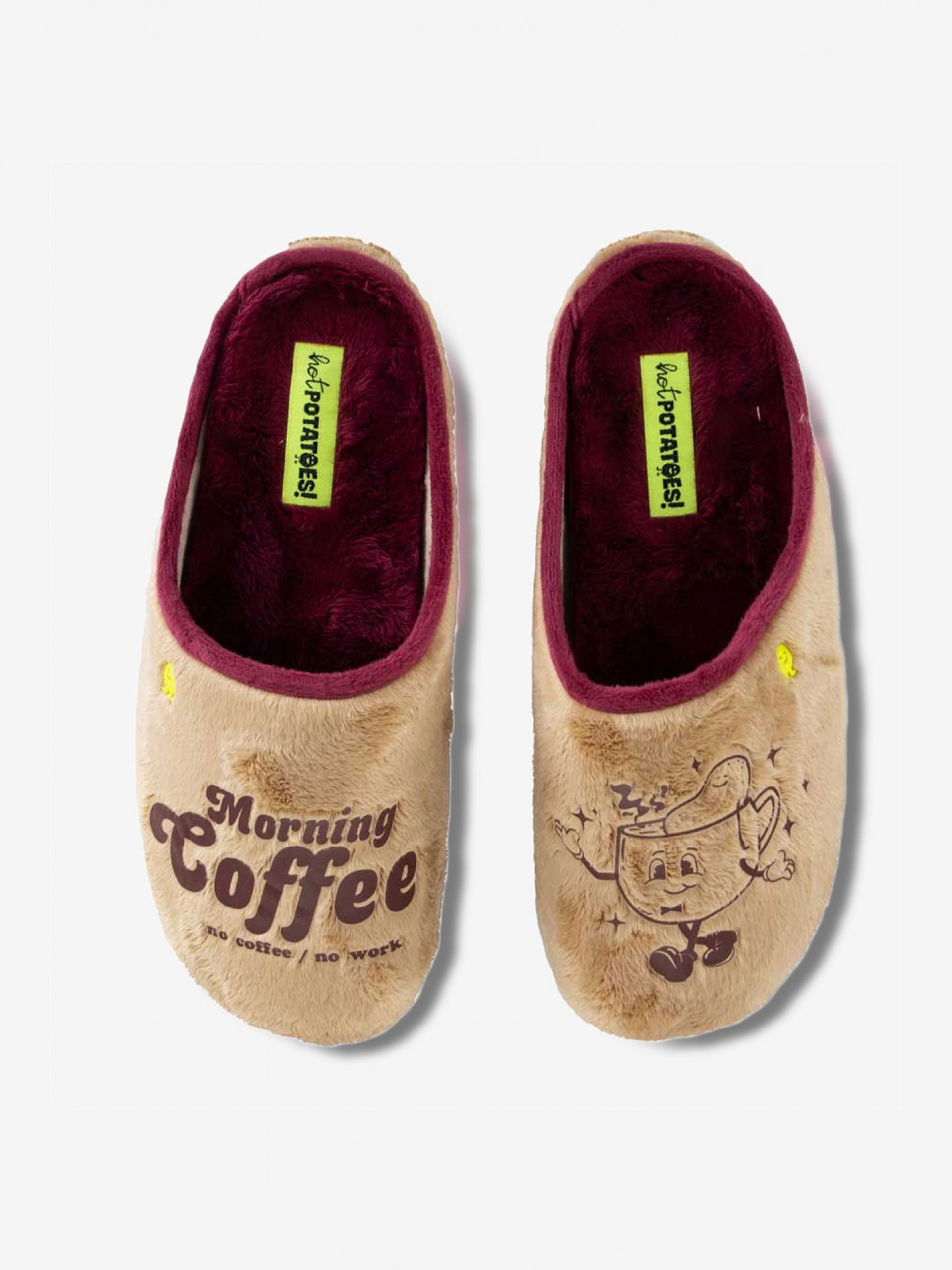 Chinelos Hot Potatoes Pinckney Bege e Bordeaux Para Homem