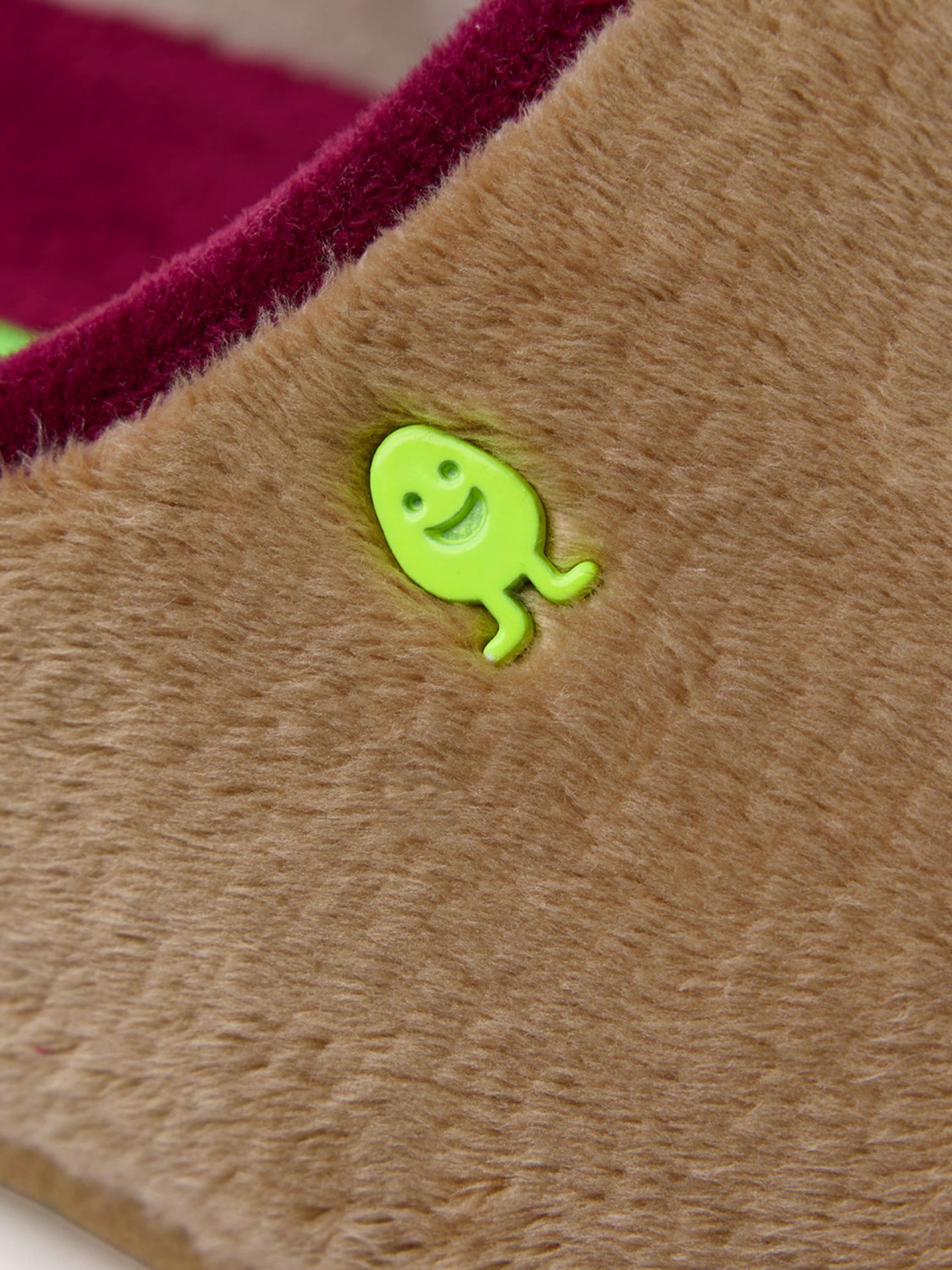 Chinelos Hot Potatoes Pinckney Bege e Bordeaux Para Homem