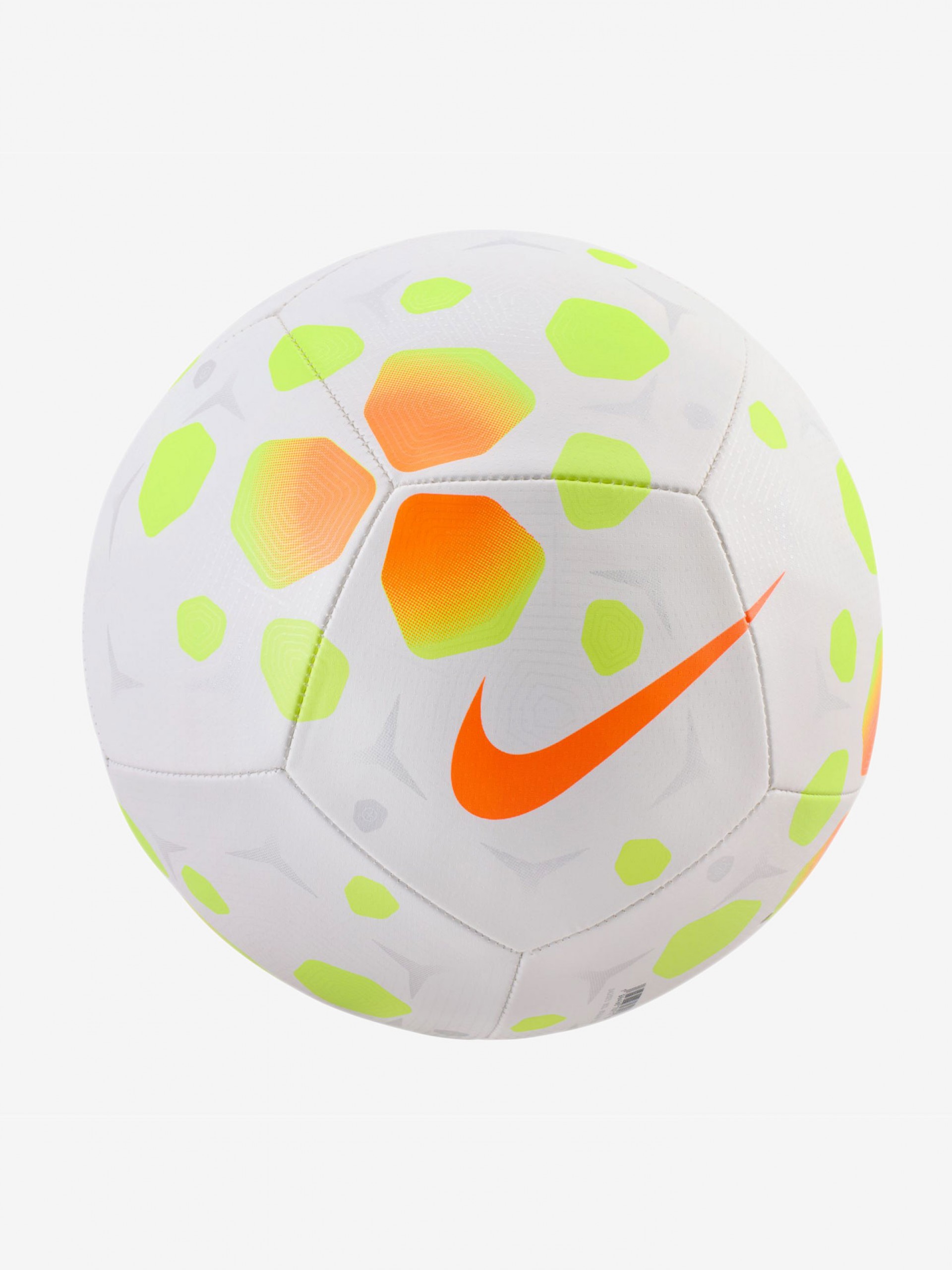 Bola Nike Pitch 25 Branca e Laranja