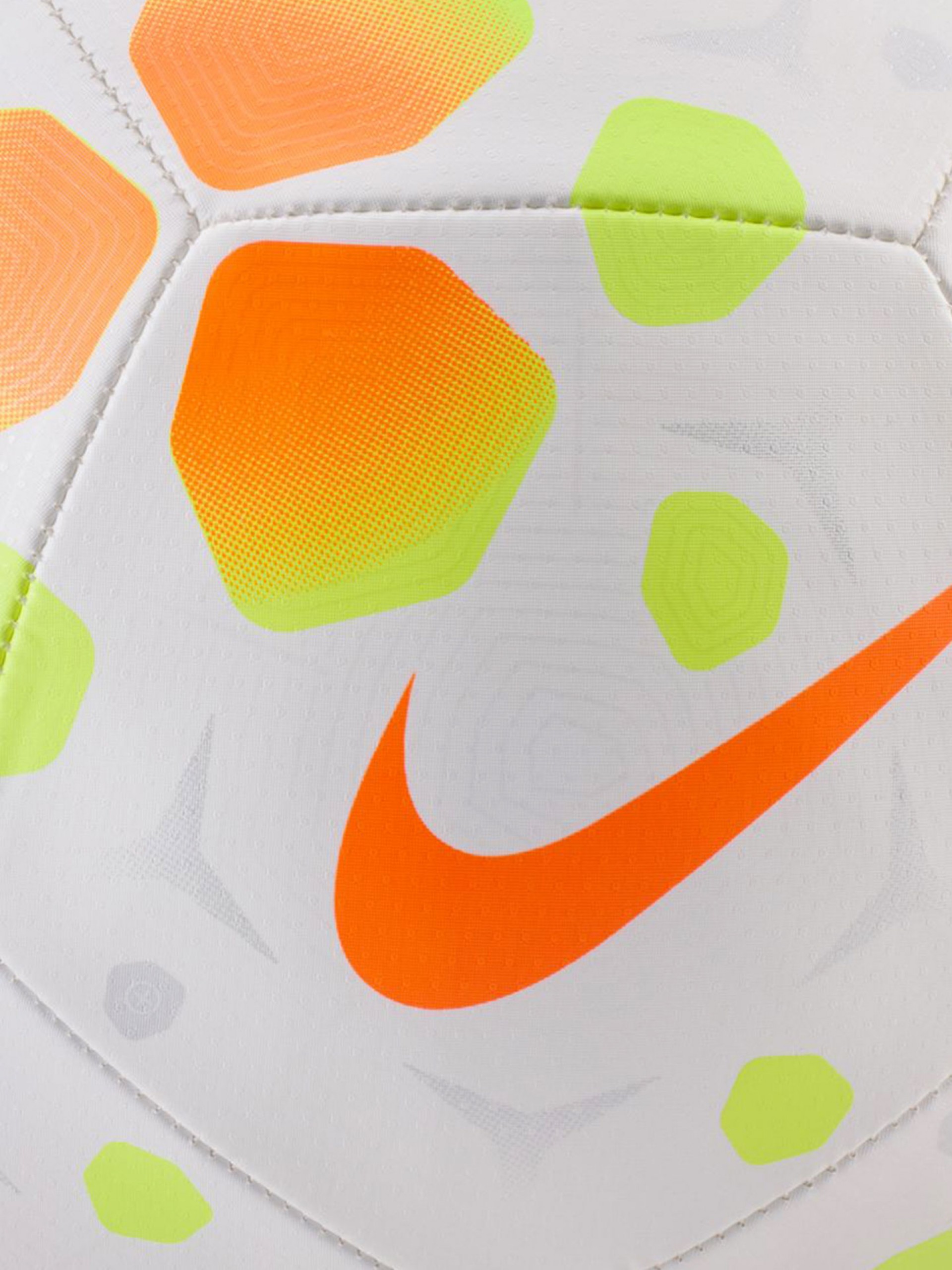 Bola Nike Pitch 25 Branca e Laranja