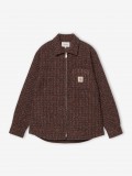 Chaqueta Carhartt WIP Bellamy Marrn Con Patrn