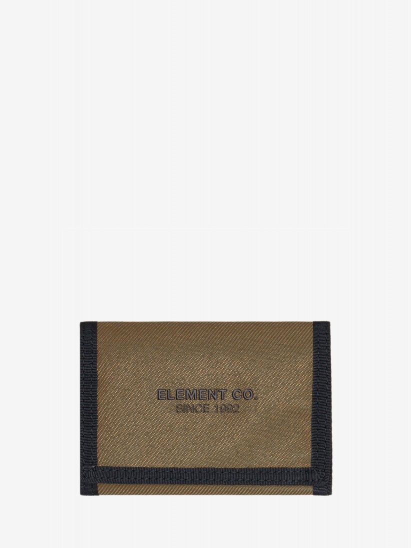 Carteira Element Co Trifold Caqui
