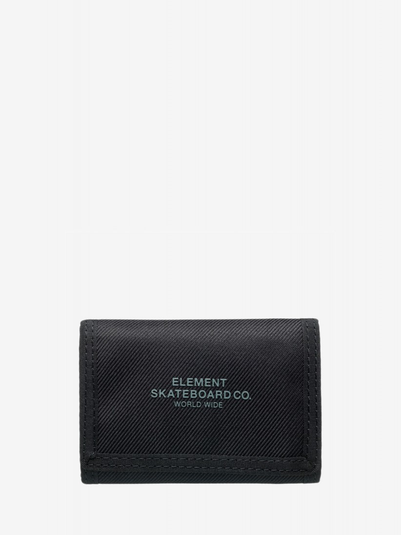 Carteira Element Co Trifold Preta