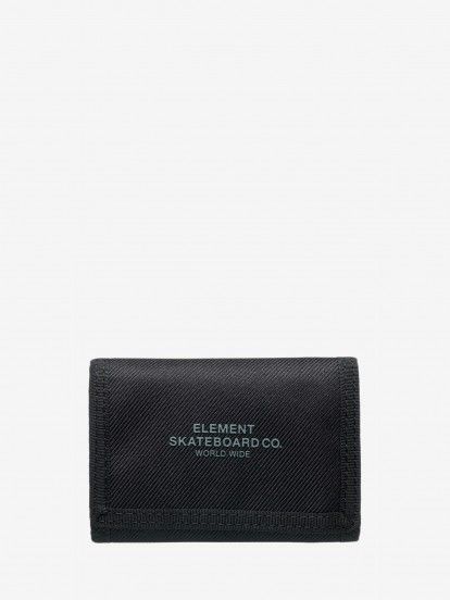 Carteira Element Co Trifold Preta