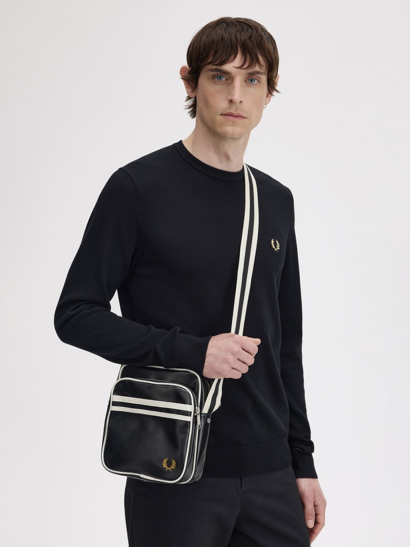Fred Perry Classic Black Crossbody Bag