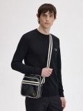 Fred Perry Classic Black Crossbody Bag