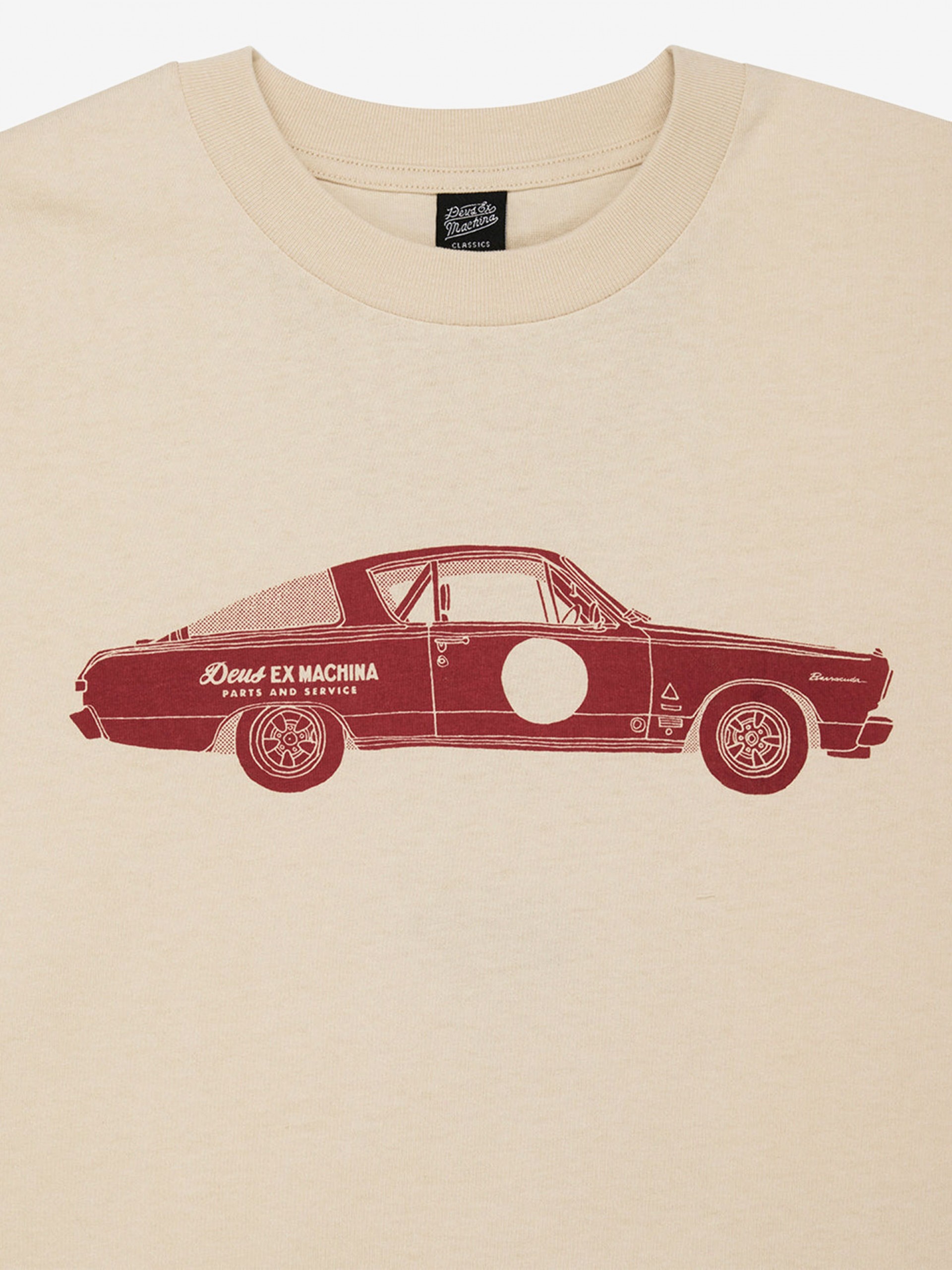 T-shirt Deus Ex Machina Fast Lodge Bege