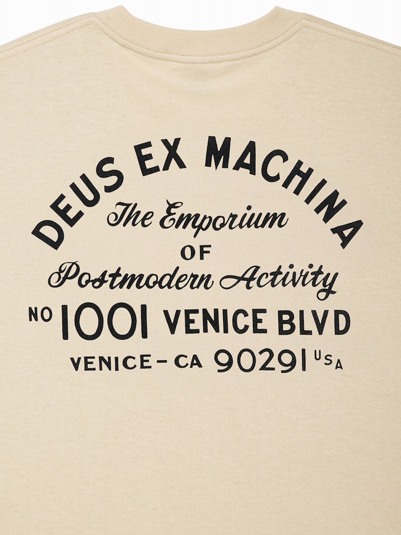 T-shirt Deus Ex Machina Fast Lodge Bege